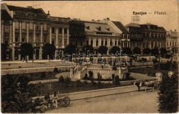 T2/T3 1916 Eperjes, Presov; Fő Utca, Piac, Gyógyszertár, Glück üzlete / Main Street, Market, Pharmacy, Shops (EK) - Zonder Classificatie