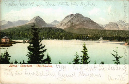 T2/T3 Tátra, Magas-Tátra, Vysoké Tatry; Csorbató. Cattarino S. Kiadása 173. Sz. 1905 / Lake (EK) - Zonder Classificatie