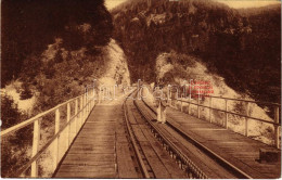 * T2 1907 Tiszolc, Tisovec; Fogaskerekű Vasúti Híd. Kreisler József Kiadása / Cogwheel Railway Bridge - Zonder Classificatie