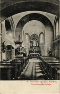 T2/T3 1918 Trencsén, Trencín; Irgalmas Nővérek Temploma, Belső / Church, Interior (EK) - Unclassified