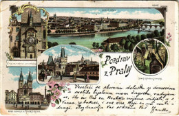 * T3/T4 1897 (Vorläufer) Praha, Prague, Prága; Staré Mesto, Stary Hrbitov Zidovsky, Órioj Na Radnici Staromestske, Velké - Non Classés