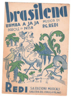 BRASILENA RUMBA A JA JA - REDI EDIZIONI MUSICALI - MILANO - Spartito - Folk Music