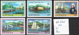 ANTIGUA 361 à 65 ** Côte 9 € - 1960-1981 Autonomie Interne