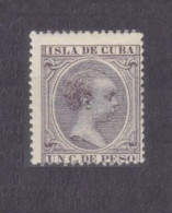 1890 Cuba Spanish Colony 64 King Alfonso XIII 15,00 € - Unused Stamps