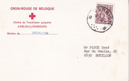 1982 Corbion , Croix-rouge De Belgique Arlon-luxembourg Bouillon - Lettres & Documents