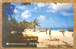 ANGUILLA PLAGE EC$ 20 CARIBBEAN CABLE & WIRELESS SCHEDA PREPAID PREPAYÉE TELECARTE TELEFONKARTE PHONECARD CALLING CARD - Anguilla