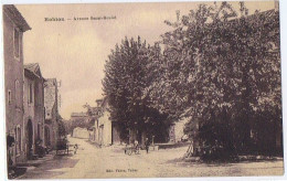 Cpa..84..ROBION..VAUCLUSE..AVENUE OSCAR ROULET - Robion