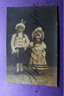 Carte Postale Fotokaart Studio Foto Atelier Photo VERBEECK Antwerpen Link Céline Dael  1904-0914 Maskerade - Old (before 1900)