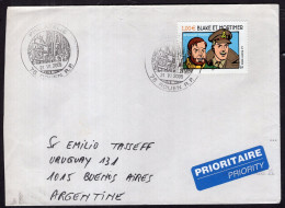 Belgique - 2005 - Letter - Priority Mail - Sent From Bois Guillaume To Argentina - Caja 1 - Lettres & Documents