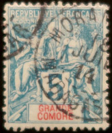 LP3972/67 - 1897 - COLONIES FRANÇAISES - GRANDE COMORE - N°4 Oblitéré - Oblitérés