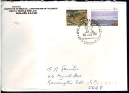 Australia 1983 Domestic Letter With 36c Evening, AAT & 1c Lace Monitor - Brieven En Documenten