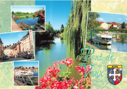 FRANCE - Pont-de-Vaux - La Reyssouze - La Rue Principale - Le Port - Bateau-croisière Sur Le Canal - Carte Postale - Pont-de-Vaux