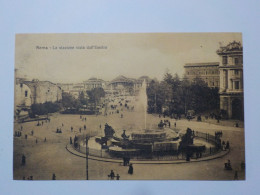 ROMA 1911    La Stazione Vista Dall' Esedra - Stazione Termini