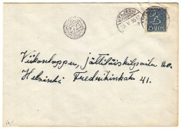 Finlande - Lettre De 1955 - Oblit Utajärvi - Avec Cachet Rural 2723 - - Briefe U. Dokumente