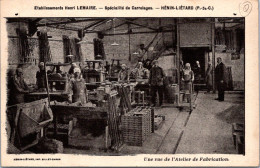 CPA  - SELECTION - HENIN BEAUMONT - Ets: Henri Lemaire . Spécialité De Carrelages, Vue Des Ateliers De Fabrication. - Henin-Beaumont