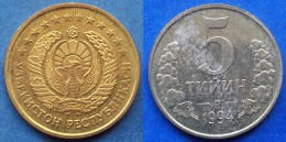 UZBEKISTAN - 5 Tiyin 1994 KM# 3 Independent Republic (1991) - Edelweiss Coins - Ouzbékistan