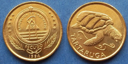 CAPE VERDE - 1 Escudo 1994 "Tartaruga Sea Turtle" KM# 27 Independent Republic (1975) - Edelweiss Coins - Cap Vert