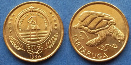 CAPE VERDE - 1 Escudo 1994 "Tartaruga Sea Turtle" KM# 27 Independent Republic (1975) - Edelweiss Coins - Kaapverdische Eilanden