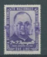 PRO VITTIME POLITICHE - PADRE PAPPAGALLO LIRE DUE USATO - COLORE VIOLA - Revenue Stamps
