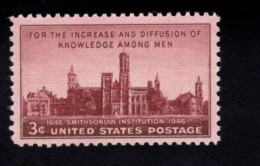 205584836  1946 SCOTT 943 (XX) POSTFRIS MINT NEVER HINGED -3 Smithsonian Institution - Neufs