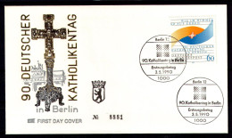 BERLIN 1990 - Michel Nr. 873 FDC - Deutscher Katholikentag - 1981-1990