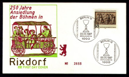 BERLIN 1987 - Michel Nr. 784 FDC - Ansiedlung Der Böhmen In Rixdorf - 1981-1990