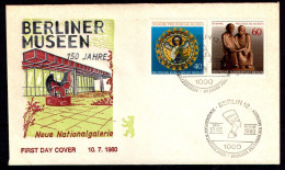 BERLIN 1980 - Michel Nr. 625/626 FDC - 150 Jahre Preussische Museen - 1971-1980