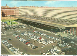 ROMA - STAZIONE TERMINI -COLORI,ANIMATA,AUTO,VIAGGIATA  1970 - Stazione Termini