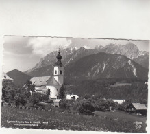 D8905) Sommerfrische HAUS Im ENNSTAL - Kirche Mit Dachsteingruppe ALT - Haus Im Ennstal