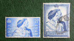 Royal Silver Wedding (Mi 233-234 Yv 237-238) 1948 Used Gebruikt Oblitere ENGLAND GRANDE-BRETAGNE GB GREAT BRITAIN - Unused Stamps