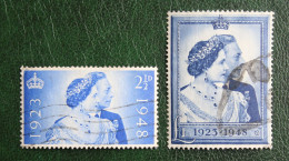 Royal Silver Wedding (Mi 233-234 Yv 237-238) 1948 Used Gebruikt Oblitere ENGLAND GRANDE-BRETAGNE GB GREAT BRITAIN - Ungebraucht