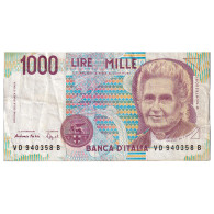 Billet, Italie, 1000 Lire, Undated (1994), KM:114b, TB - 1.000 Lire