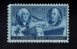 203702817 1947 SCOTT 947 (XX) POSTFRIS MINT NEVER HINGED - Postage Stamp Centenary SHIP TRAIN AIRPLANE - Neufs