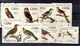 Cuba Serie Nº Yvert 1540/47 O AVES (BIRDS) - Gebraucht