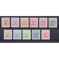 1963 N° PRE736/46 POSTFRIS** - Typos 1951-80 (Chiffre Sur Lion)