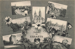 Les Essarts * Souvenir De La Commune * Cpa 7 Vues - Les Essarts