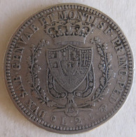 Sardaigne 2 Lire 1827 P Genova. Carlo Felice, En Argent - Piemonte-Sardinië- Italiaanse Savoie