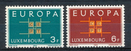 Luxembourg 1963 Europa CEPT (**)  Mi 680-81 - € 1,-; Y&T 634-35 - € 1,50 - 1963