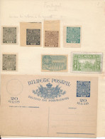 Portugal Timbres Vignettes Et Entier Postal En Vue Du Retour à La Royauté Reino De Portugal - Unused Stamps