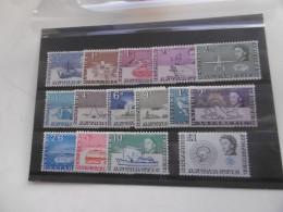 ANTARCTIQUE BRITANNIQUE SERIE 1-15 * *   SERIE COURANTE SANS CHARNIERE - Neufs