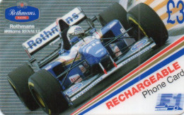 UNITED KINGDOM - PREPAID - ROTHMAN'S RECHARGEABLE - FORMULA1 F1 - WILLIAMS - Autres & Non Classés