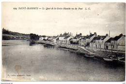 77 -  SAINT MAMMES - Le Quai De La Croix Blanche Vu Du Pont    ( Seine Et Marne ) - Saint Mammes