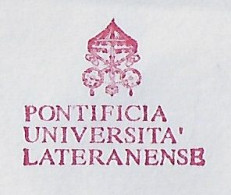 Vatican 2000 Fragment Meter Stamp Neopost Electronic Pontificia Università Lateranense Pontifical Lateran University - Covers & Documents