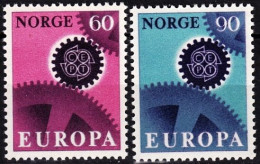 NORWAY 1967 EUROPA. Complete Set, MNH - 1967