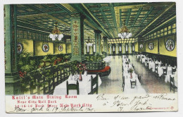 NEW YORK CITY CARD KALIL MAIN DINING ROOM - Bars, Hotels & Restaurants