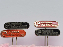 BADGE Z-98-11 - 4 PINS -  EMONA INZENIRING, Market Department Store, Slovenia - Lots