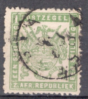 South African Republic 1883 Single 1s Stamp In Fine Used Condition - Nouvelle République (1886-1887)