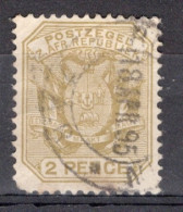 South African Republic 1894 Single Stamp Coat Of Arms - Wagon With Two Shafts In Fine Used Condition - Neue Republik (1886-1887)