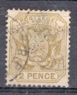 South African Republic 1894 Single Stamp Coat Of Arms - Wagon With Two Shafts In Fine Used Condition - Neue Republik (1886-1887)