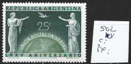 ARGENTINE 502 ** Côte 0.30 € - Unused Stamps